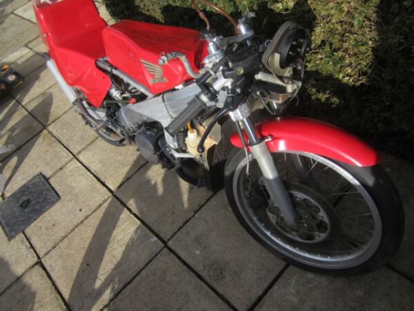 1987 Honda RS125 alloy frame spoked wheels