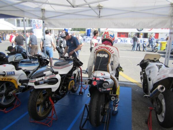 Francesco Merzari collection Of Suzuki RG/RGB500 at Varano 2015