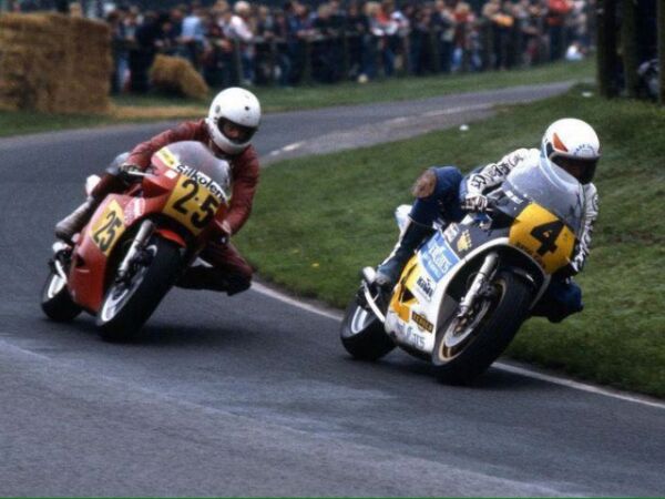 David At Scarborough, Chasing Mark Salle Both On Suzuki MK9