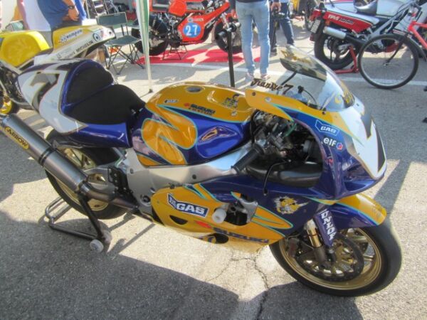 Frankie Chilli World Superbike no7 Corona 2000 750 Suzuki 2016 ASI Motor show Varano