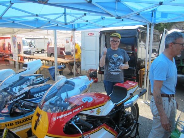 Team Francesco Merzari Suzuki MK2 RG500 Barry Sheene Tribute
