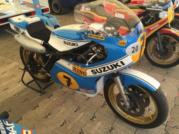 Goodwood Festival Of Speed 2016 Tribute to Barry Sheene 40 Years since he won his World Championship, Freddie Sheene Steve Griffith, John Moulds all riding Steve Wheatmans fantastic Machines