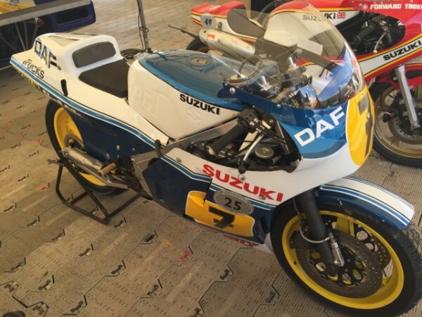 2016 Goodwood Festival Of Speed Tribute to Barry Sheene 40 Years since he won his World Championship, Freddie Sheene Steve Griffith, John Moulds all riding Steve Wheatmans fantastic Machines