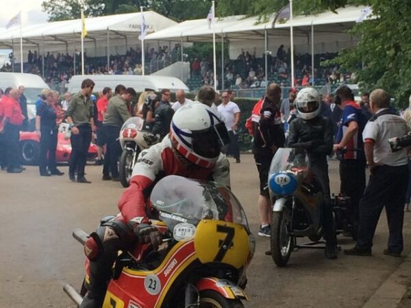 2016 Goodwood festival of Speed Steve Griffith XR27 RG500 1979