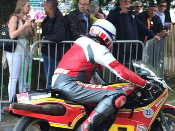 2016 Goodwood festival of Speed Steve Griffith XR27 RG500 1979