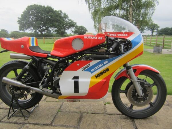 1975 Ex Stan woods Suzuki TR750 watercooled