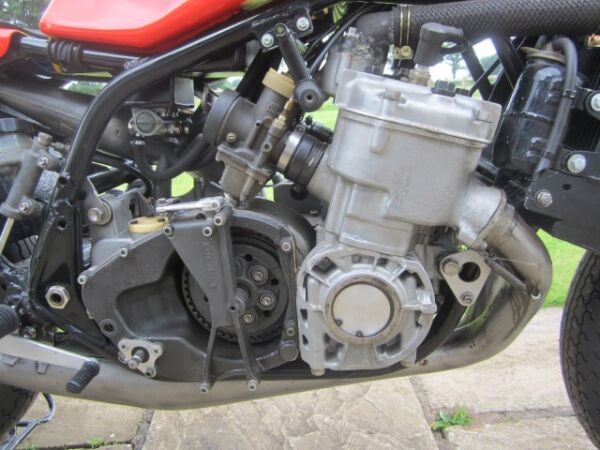 1975 Ex Stan woods Suzuki TR750 watercooled