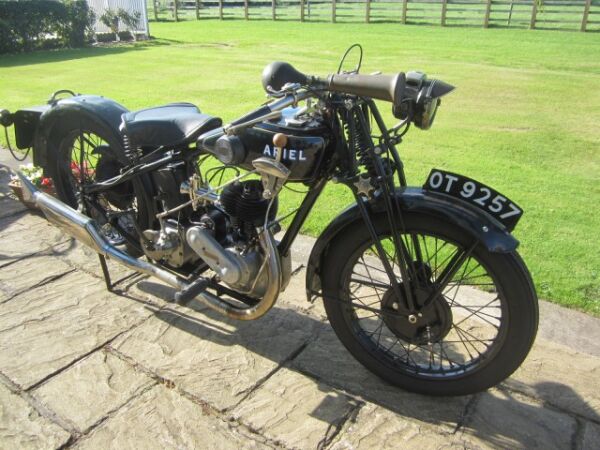 1928 Ariel Model B 550cc.