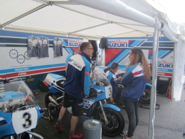 2017 Classic Manx TT with Team Classic Suzuki, Michael Dunlop , Lee Johnson, Danny Web