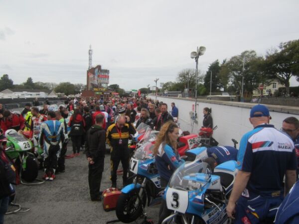 2017 Classic Manx TT with Team Classic Suzuki, Michael Dunlop , Lee Johnson, Danny Web