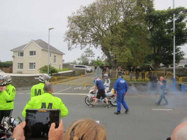2017 Classic Manx TT with Team Classic Suzuki Suzuki RGV500 Josh Brookes