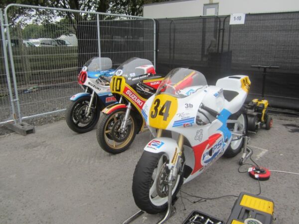 2017 Classic Manx TT with Team Classic Suzuki Suzuki RGV500