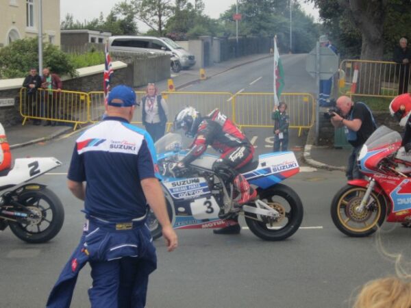 2017 Classic Manx TT with Team Classic Suzuki, Michael Dunlop , Lee Johnson, Danny Web