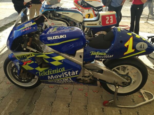 2017 Suzuki RGV500 at the Goodwood festival of Speed