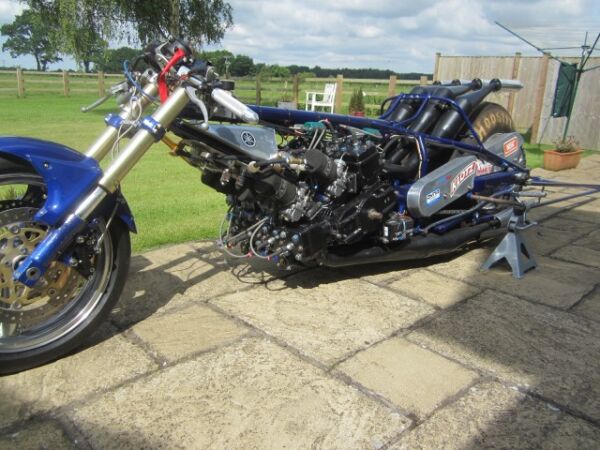Yamaha TZ1500cc V8 280hp 500HP plus on nitrous just push the button the ultimate TZ