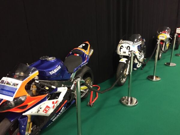 2018 Race Retro Show Stoneleigh Showground Race Bikes Phase one Yamaha R1 1000