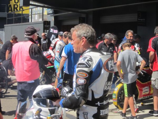 Eastern Creek Australia classic event with kevin Magee Yamaha YZR