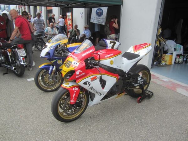 2018 ASI Motor Show Varano de Melagari Parma Italy Classic Team Suzuki francesco Chilli Steve Griffith