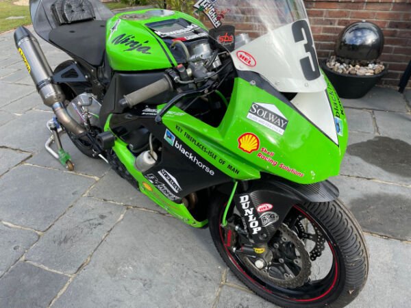 2010 Ex Ian Lougher Isle Of Man TT Kawasaki ZX10 Superbike