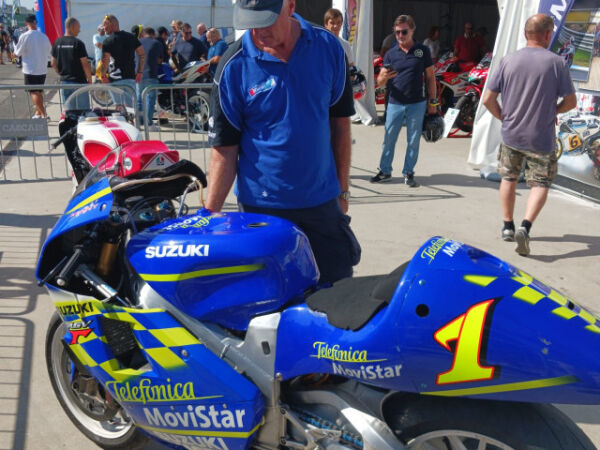 Estoril classic event October 2023 2000 Suzuki Kenny Roberts jnr RGV500
