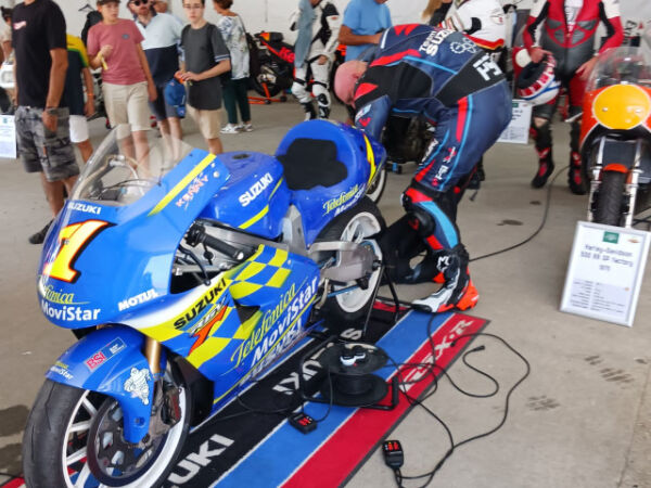 Estoril classic event October 2023 2000 Suzuki Kenny Roberts jnr RGV500