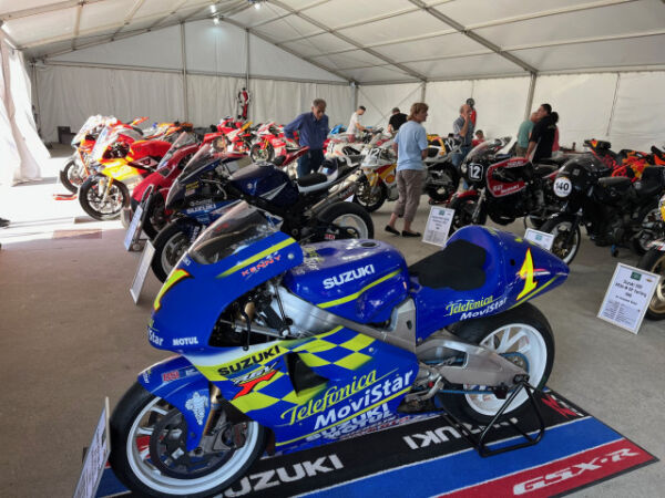 Estoril classic event October 2023 2000 Suzuki Kenny Roberts jnr RGV500