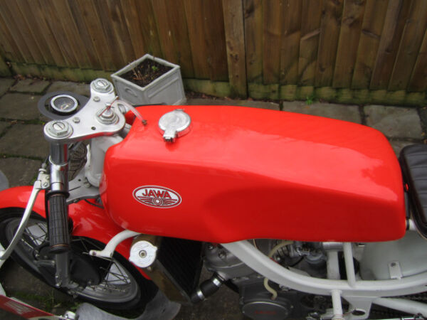 1973 Jawa 250cc Watercooled Banana Framed racing machine