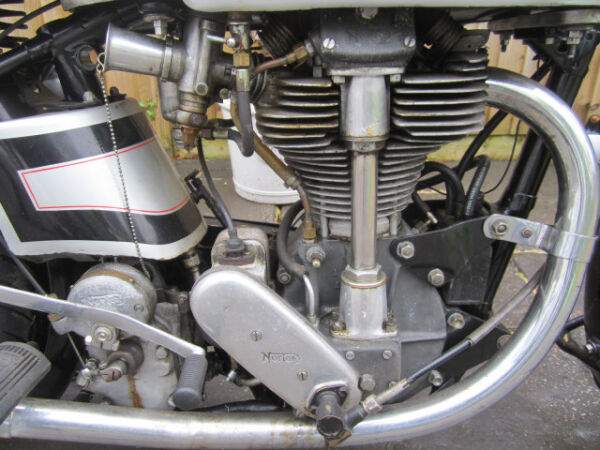 1947 Norton Plunger Manx 500c Milano Taranto machine