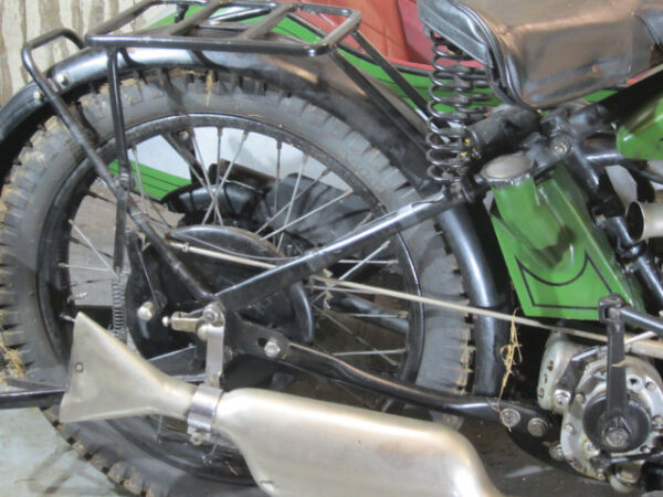 1927 Rudge 500cc side car with Rudge Caravan
