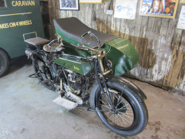 1922 Rudge V Twin and sidecar