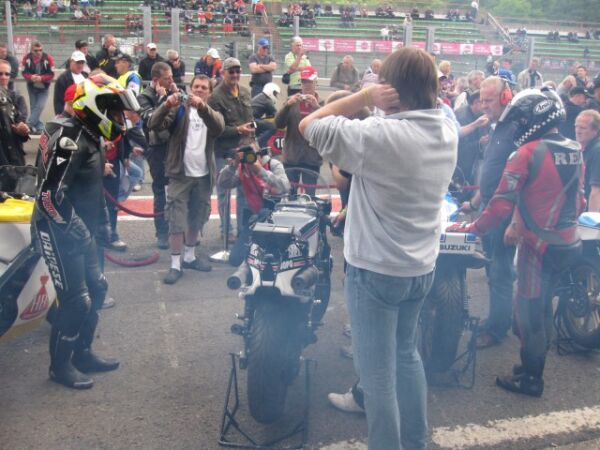 Marco Luccinelli and Phil Read World champions