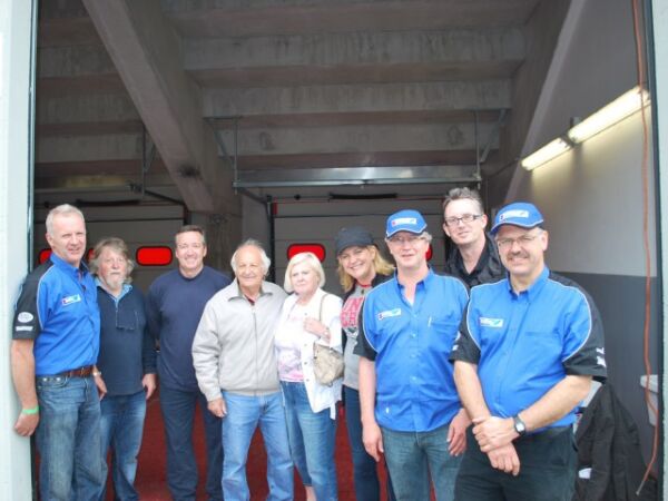 The garage at Varano Motor show 2011 Classic Bike meeting
