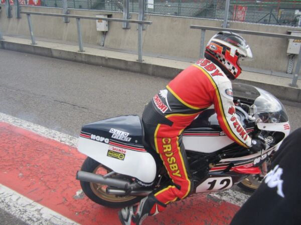 Crosby on the XR23 650cc
