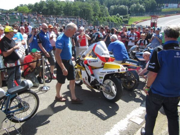 Spa francorchamps Bikers Classic Steve Plater, Freddie Sheene Wil Hartog and Scott Reading