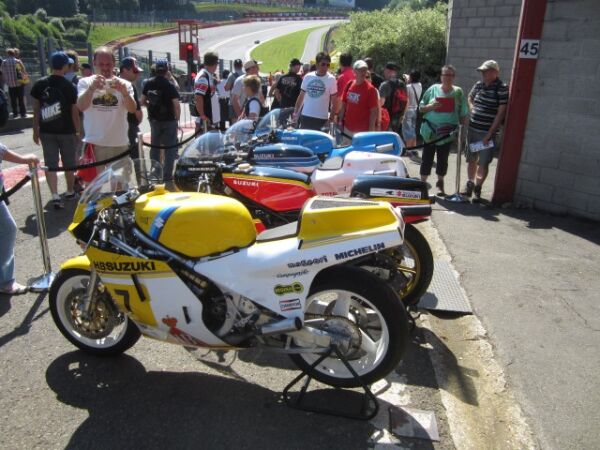 Spa francorchamps Bikers Classic Steve Plater, Freddie Sheene Wil Hartog and Scott Reading