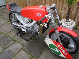 1973 Jawa 250cc Watercooled Banana Framed racing machine (photo 1 of 2)