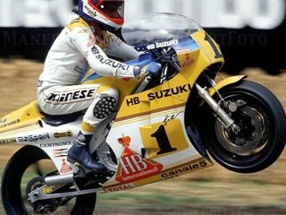 1983 Ex Franco Uncini HB Suzuki XR45 500cc Galina Italy (photo 1 of 2)