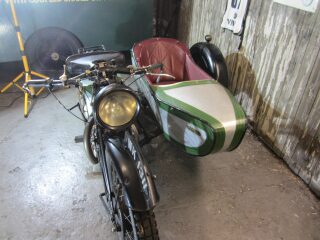 1927 Rudge 500cc side car with Rudge Caravan (photo 1 of 2)