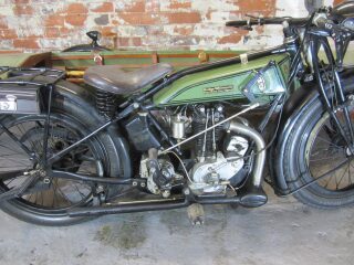 1925 Rudge 350cc 4 valve with the famous Canoe sidecar (photo 1 of 2)