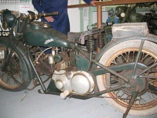 9) 1932 Ariel sloping (photo 1 of 2)