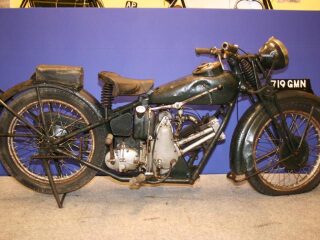 9) 1932 Ariel sloping (photo 2 of 2)