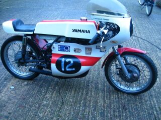 Ex Spencer Crabbe Yamaha As3 racing machine (photo 1 of 2)