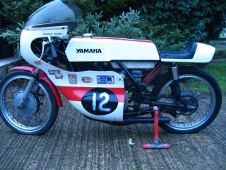 Ex Spencer Crabbe Yamaha As3 racing machine (photo 2 of 2)