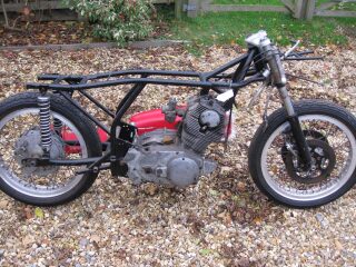 1963 Honda CB77 cafe racer in the making (photo 2 of 2)