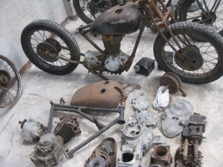 the makings of 5 rudges 1924 - 1932 inc 4 valve and radilal stuff (photo 1 of 2)
