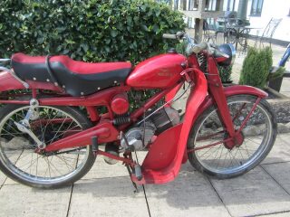 1955 Moto guzzi cardellino 65cc 3 speed superb original paint (photo 1 of 2)