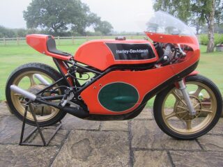 1977 Factory Harley Davidson RR250cc Franco Uncini machine (photo 1 of 2)