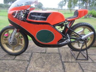 1977 Factory Harley Davidson RR250cc Franco Uncini machine (photo 2 of 2)