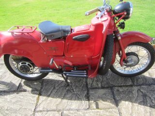 . 1957 Moto Guzzi Galletto UK reg (photo 1 of 2)