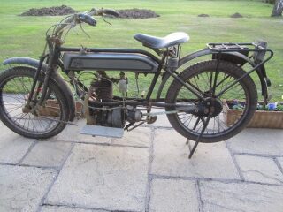 1920 FN 285cc Shaft drive motorcycle Barn find (photo 2 of 2)